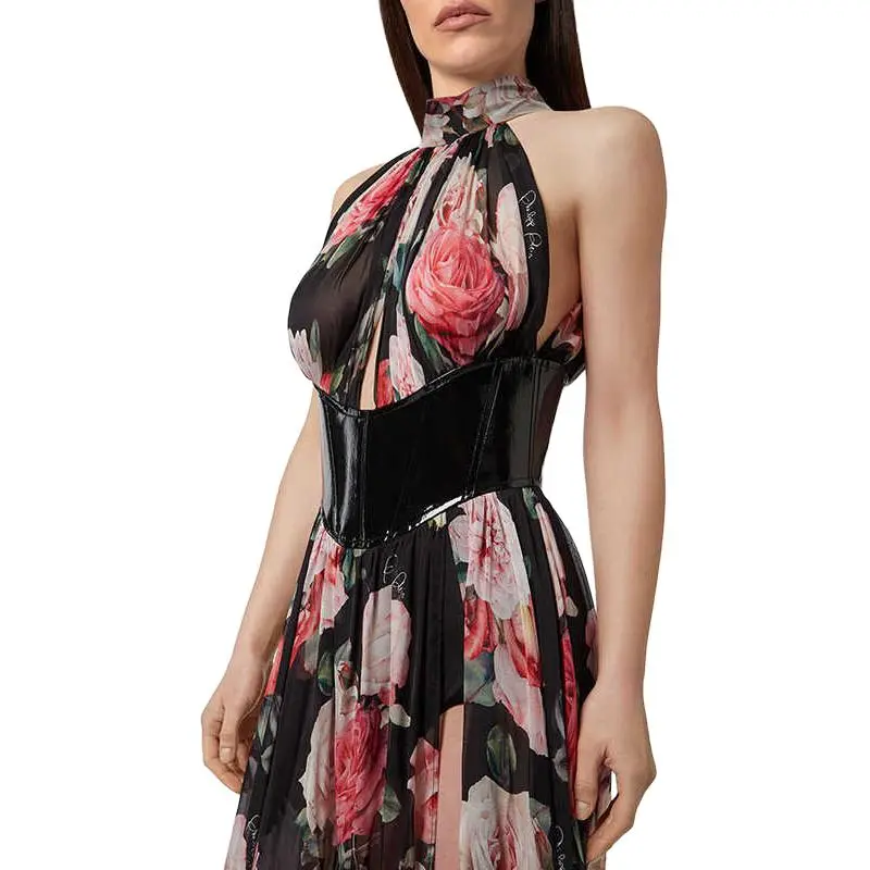 PHILIPP PLEIN Vittoria Floral Print Gown-3