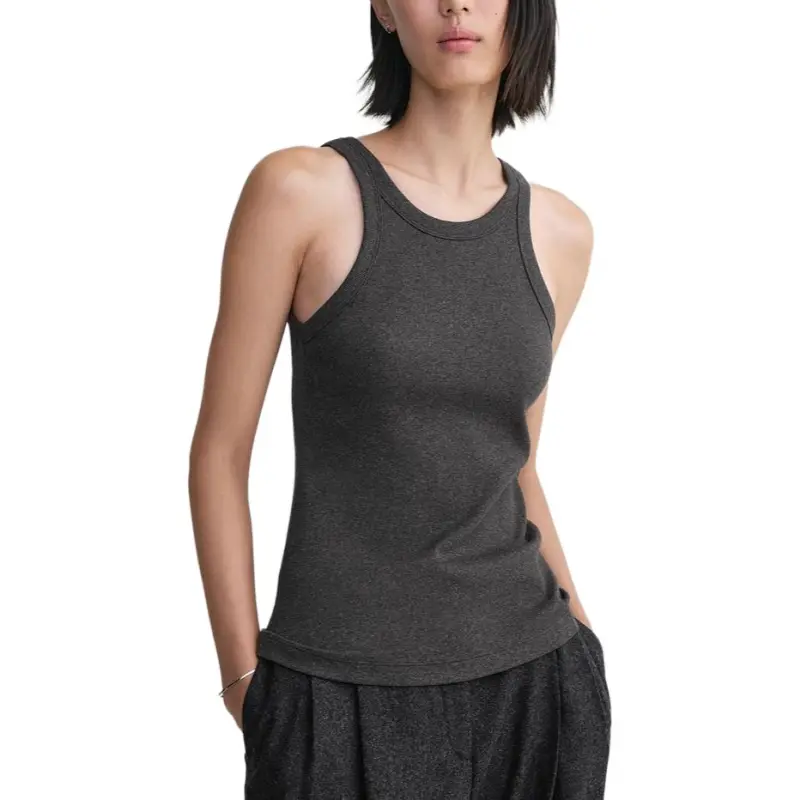 TOTEME Sleeveless Ribbed Tank Top-4