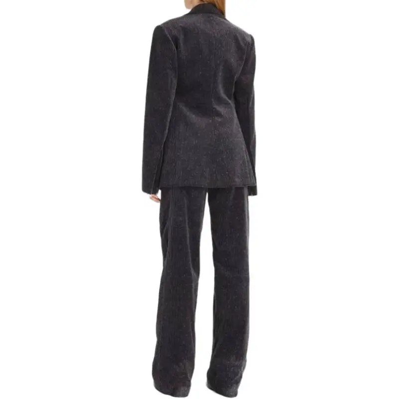 TORY BURCH Cinched Corduroy Blazer-4