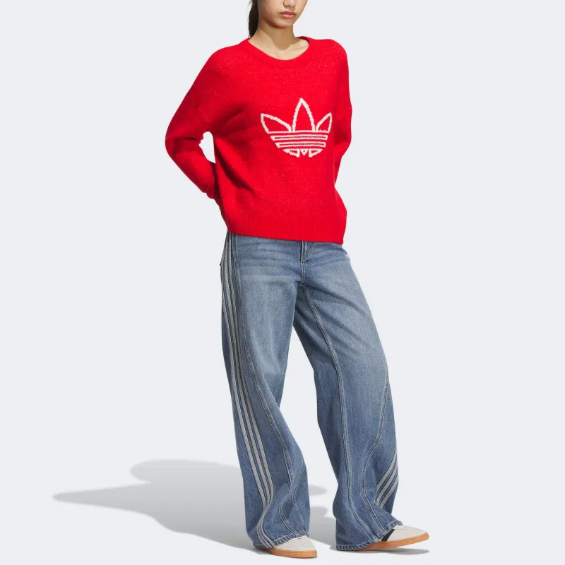Adidas Originals AW24 Sweater Women's Light Scarlet-4