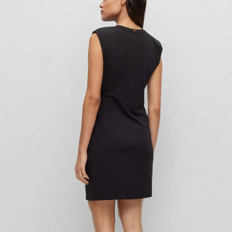 HUGO BOSS Sleeveless Dresses Women's Black-1