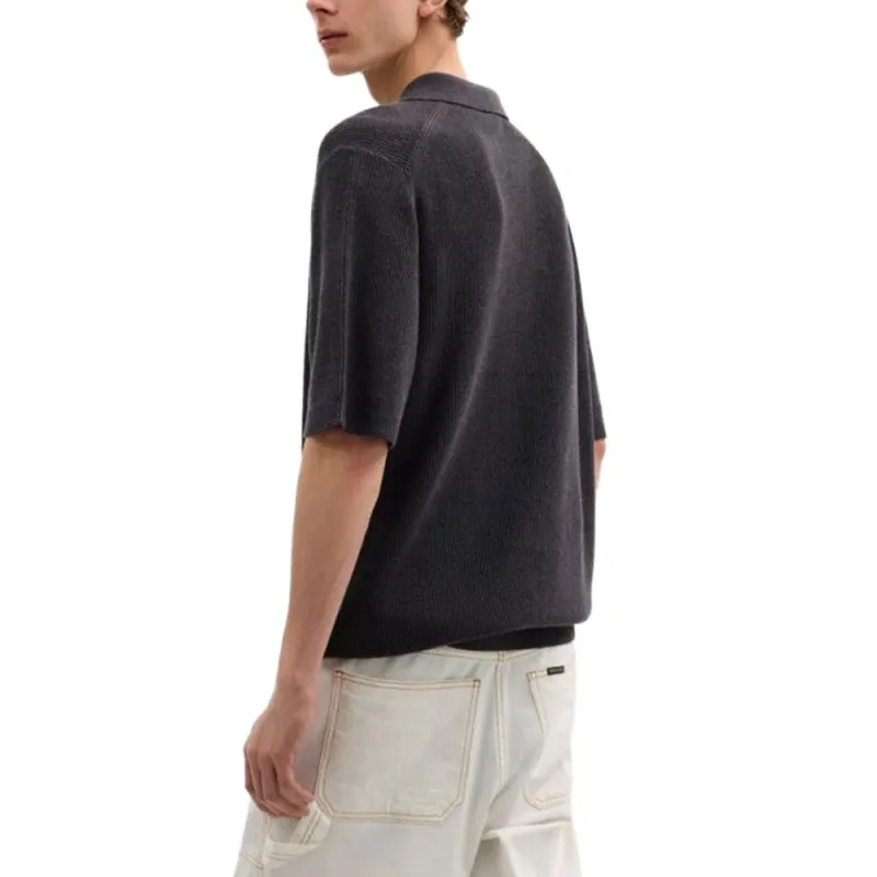COACH SS25 Polo Shirt Men's Black-3