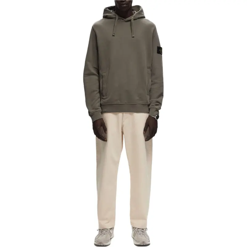 STONE ISLAND Compass Patch Drawstring Hoodie-1