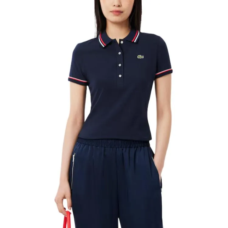 LACOSTE Jersey Polo Top-1