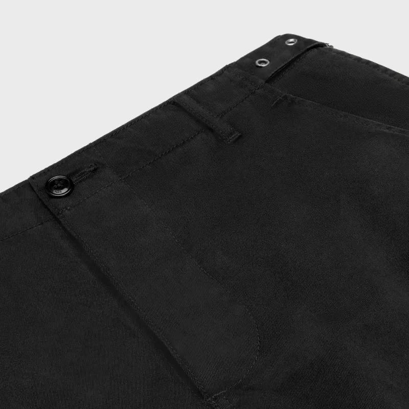 CELINE Casual Shorts Men Black-2