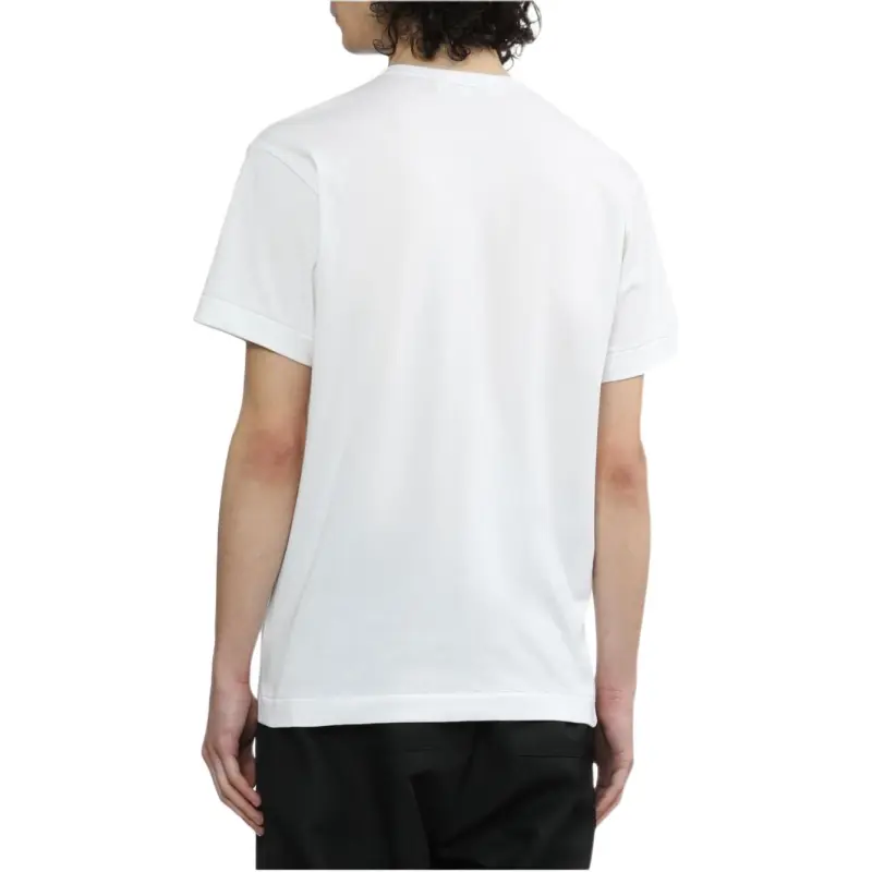 Comme Des Garcons Play Black Heart Blue Eyes T shirt White-4