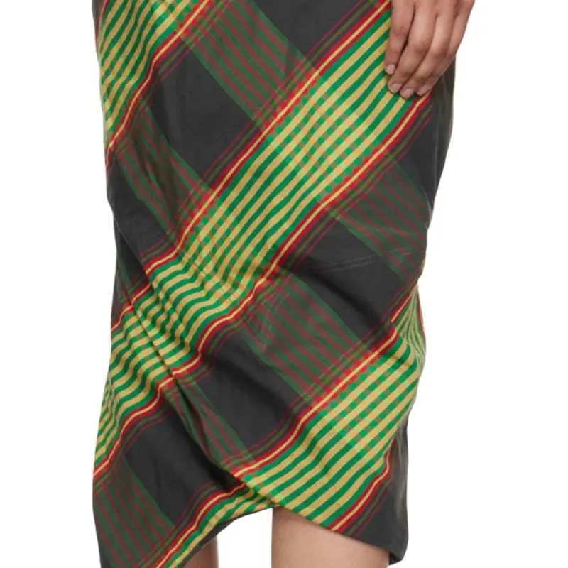 Vivienne Westwood Casual Long Skirts Women's Green-3