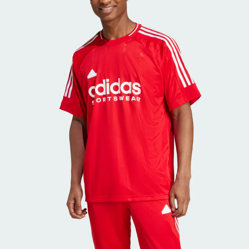 Adidas T Shirt Men's Light Scarlet/White-1