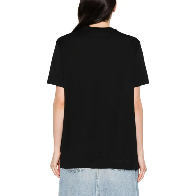 Givenchy Logo Embellished Crewneck T Shirt-3