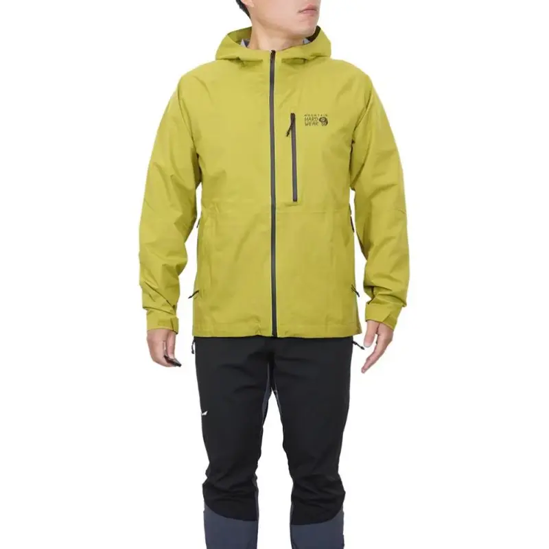 MOUNTAIN HARDWEAR Hiking Waterproof And Breathable Super Light Windbreaker Jacket Men's-12