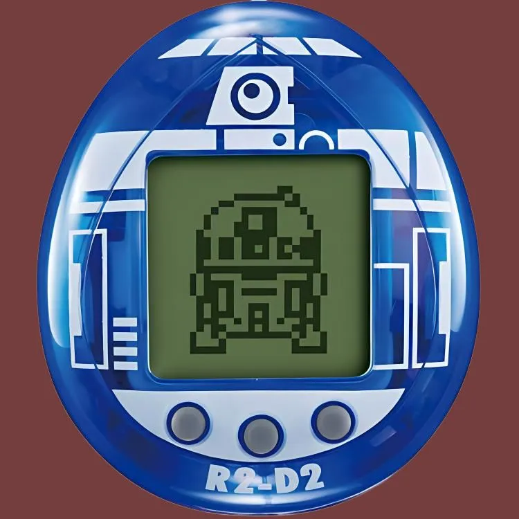 BANDAI R2 D2 Star Wars Tamagotchi Model Accessories 4cm Holographic Edition-2