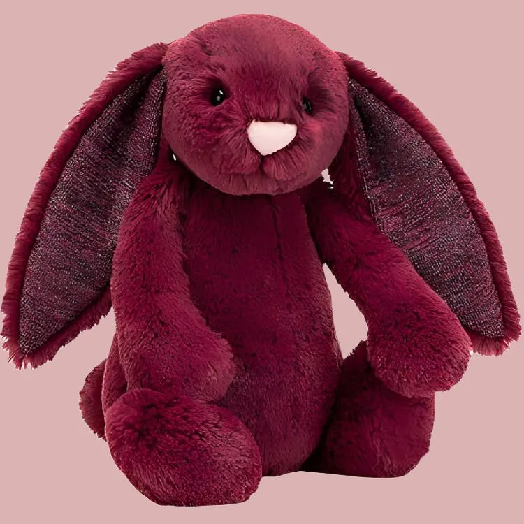 JELLYCAT Bunny Collection Cassis Dolls Plush Doll 18cm/31cm Height-3