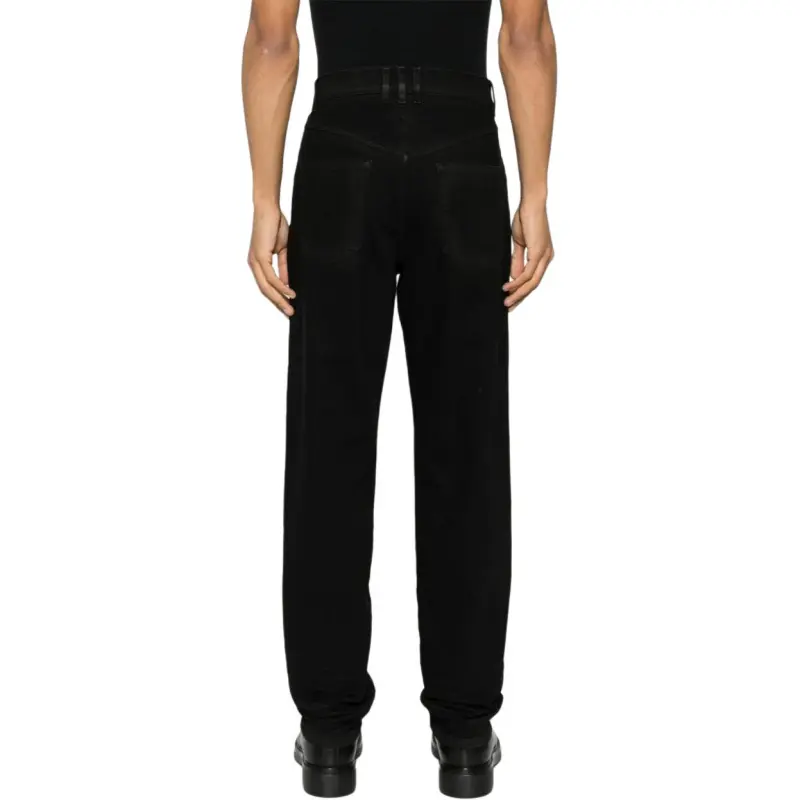 BALMAIN Logo Embroidered Denim Jeans-3
