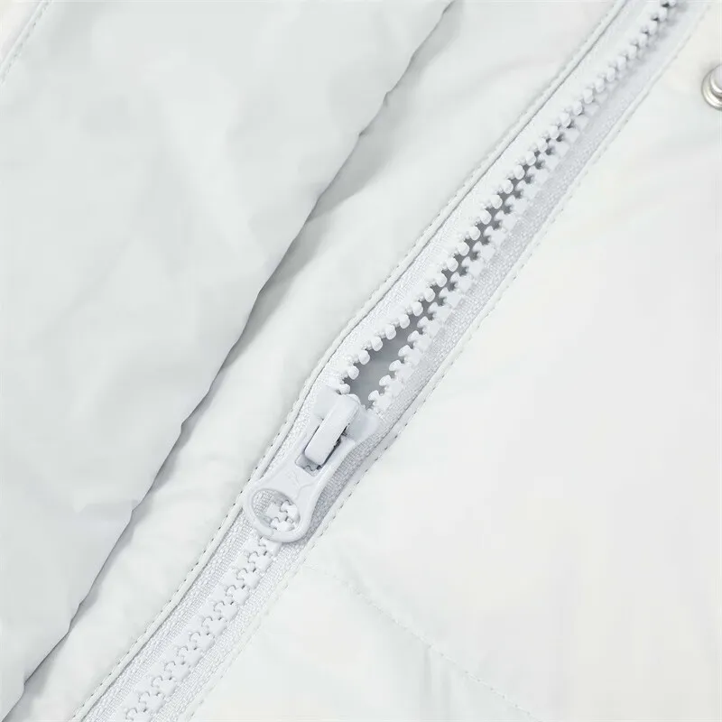 PUMA LONG DOWN Down Jacket Women's Silver-2