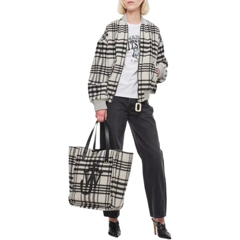 JW Anderson Checked Bomber Jacket-3