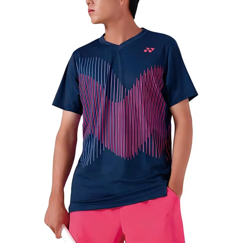 YONEX Tennis Series T Shirt Men's Blue Purple-2