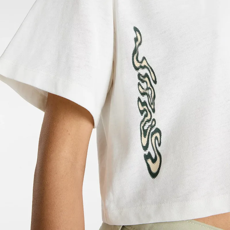 Vans SKATE BLURB T-SHIRT Drop Shoulder Sleeve T-Shirt Women's White-5