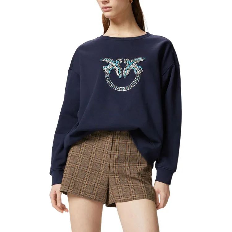 PINKO Beaded motif Sweatshirt-4
