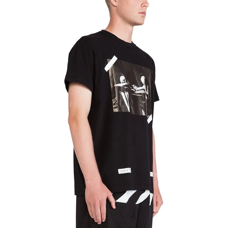 OFF WHITE T Shirts Men Black-4