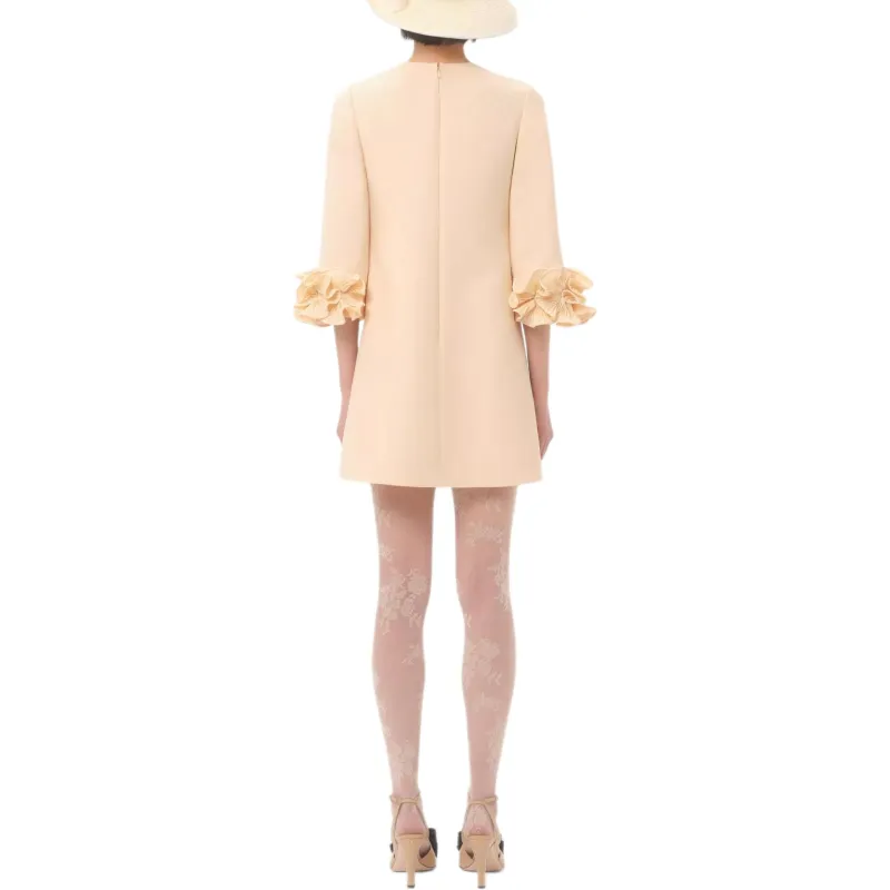 Valentino Crepe Couture Dress-3