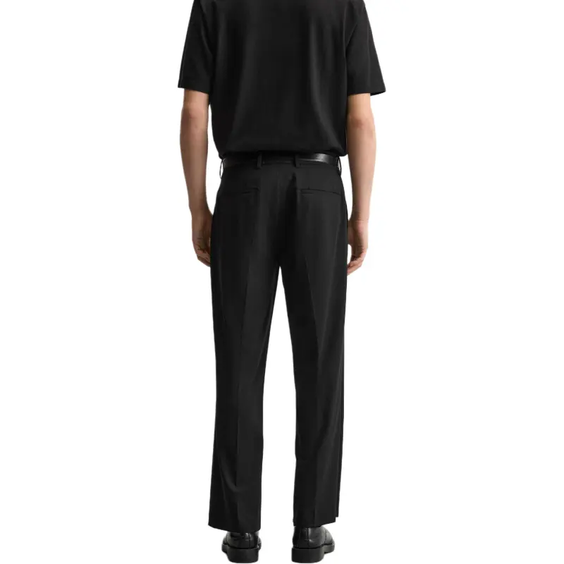 ZARA Casual Pants Men Black-3