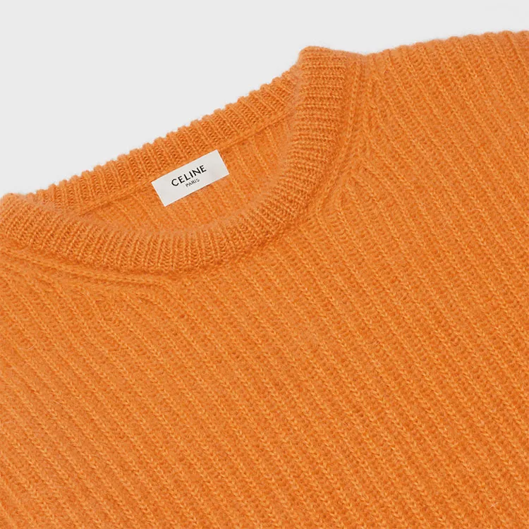 CELINE Loose Fit Sweater Women's Orange-2