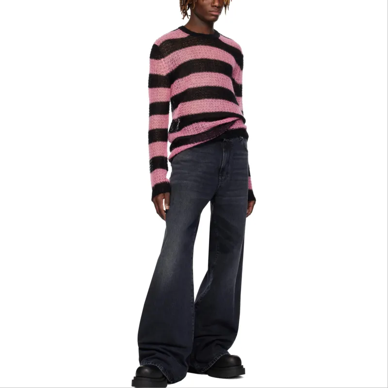 WE11DONE Jeans Men Black-3