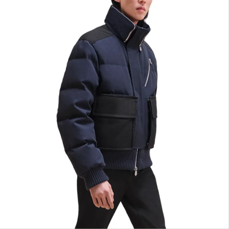 HERMES FW24 Down Jacket Men's Navy-2
