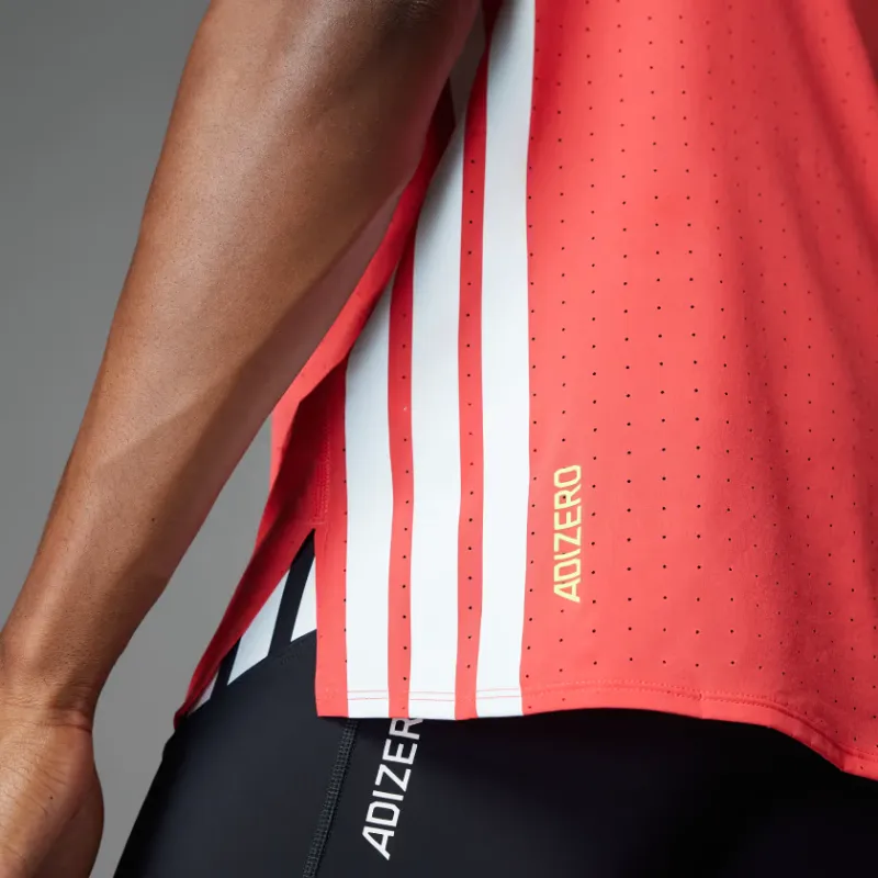 Adidas Free Shipping With AdiClub Adizero Running Tee-5