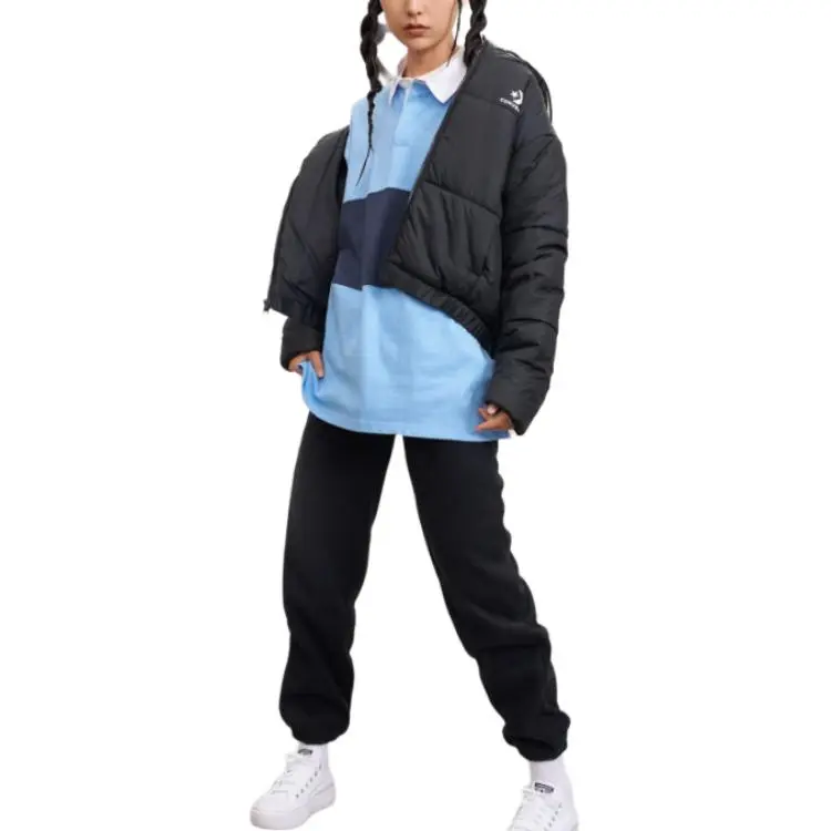 Converse Knitted Sports Pants Unisex Black-2