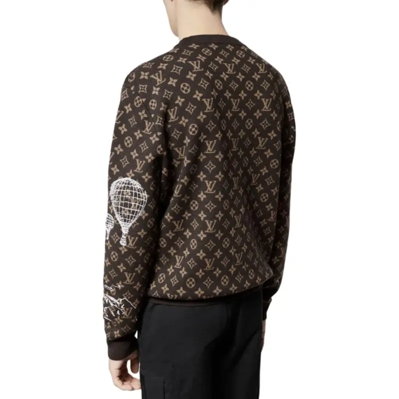 LOUIS VUITTON Sweater Men's Brown-2