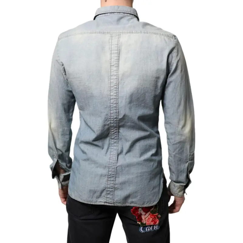 JOHN GALLIANO Shirt Men's Light Blue-1