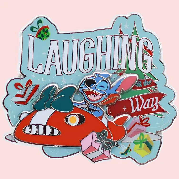 Disney Stitch 2023 Christmas Collection Stitch Hong Kong Disney Badges-3