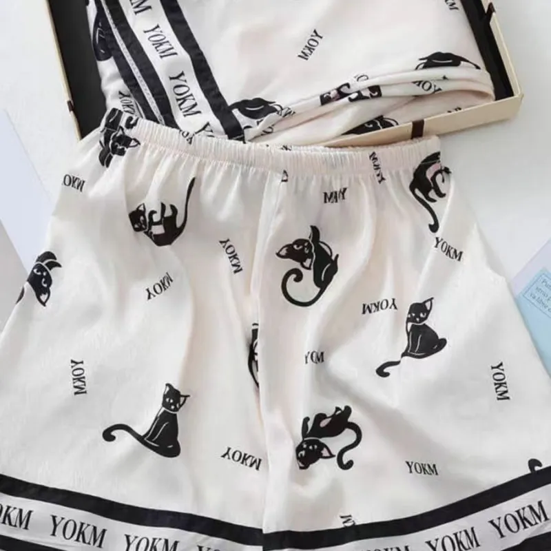 WANANNI Pajama Set Women's White-5