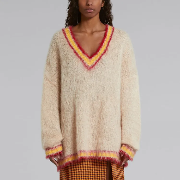 MARNI V-Neck Knit Jumper-3