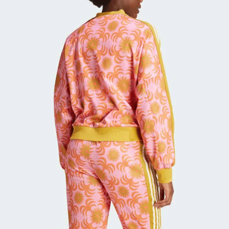 Adidas Jackets Coats Women's Half Pink/Half Sunrise Orange-2