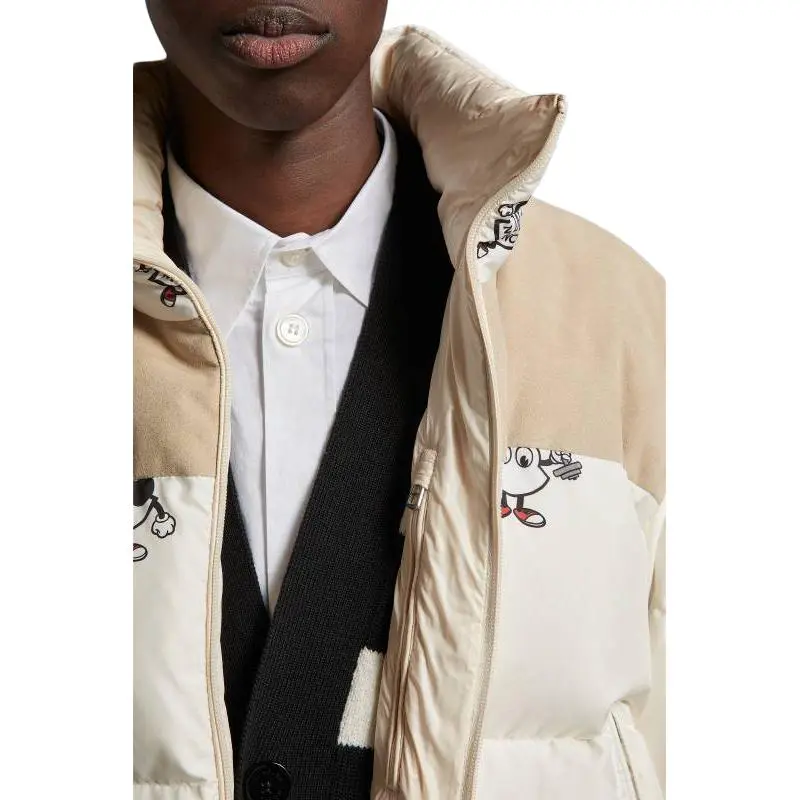 Moncler Down Jackets Men Beige-4