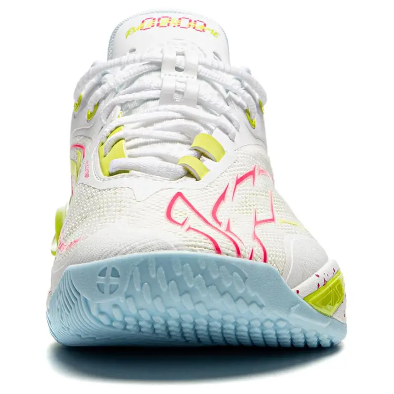 LiNing Flash Strike 11 Supportive And Elastic Low Top Basketball Shoes Men's White Green Red-4