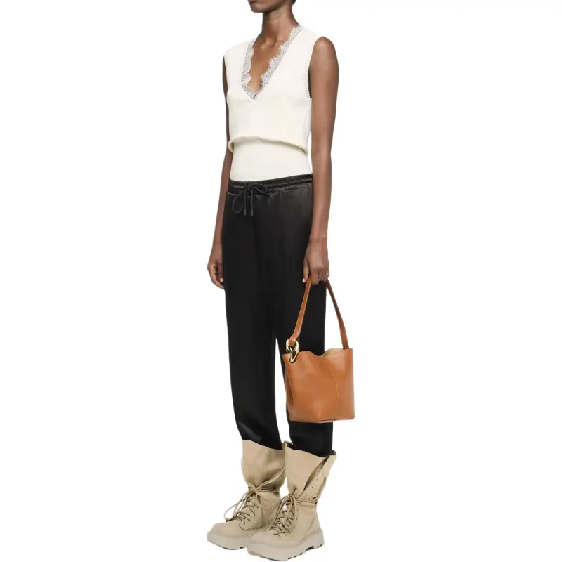 JW Anderson Lace trim Knit Top-3