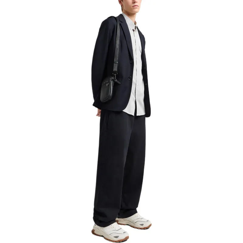 ARMANI EXCHANGEAE Casual Pants Men's Marine Blue-2