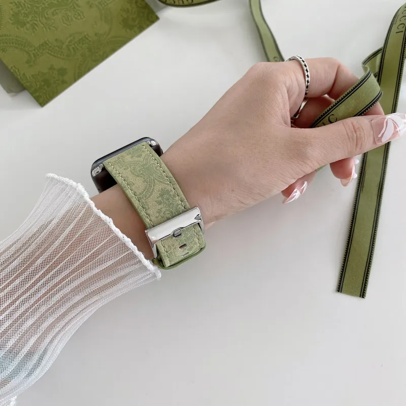 MSSM Apple Compatibility Watch Band Genuine Leather Material-3
