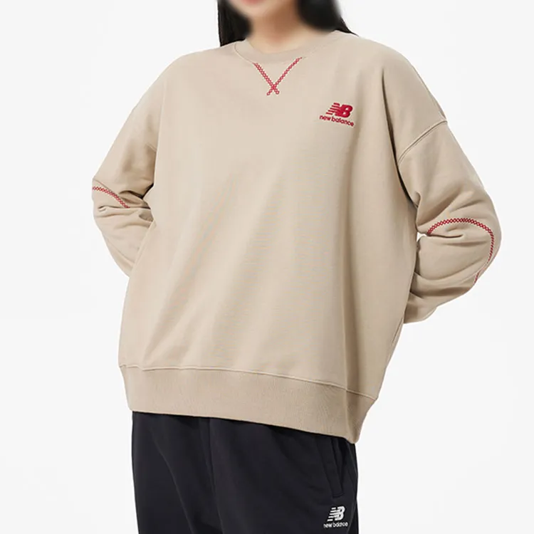 New Balance New Balance CNY Collection Sweatshirt Women's Khaki-1