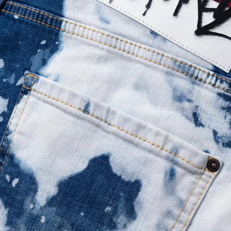 DSQUARED 2 Bleached Paint-splatter Jeans-7