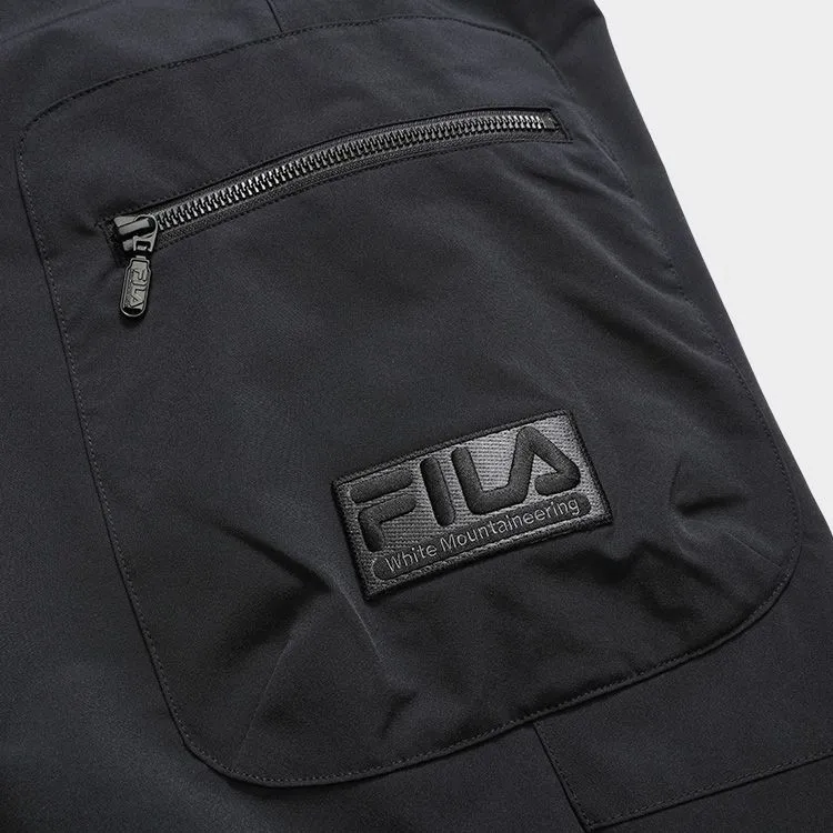 FILA FUSION x White Mountaineering Cargo Pants Men's Pitch Black-2