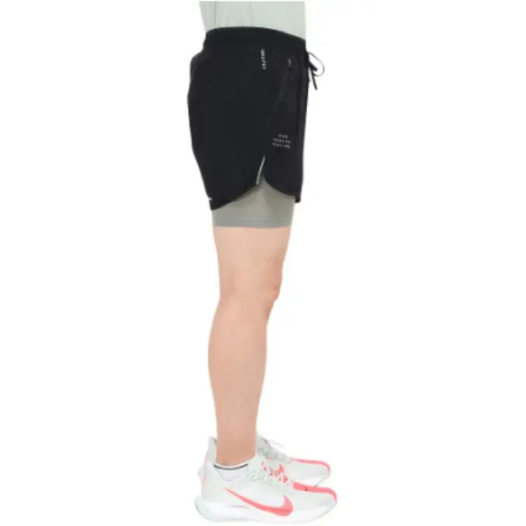 Nike Dri FIT Water Repellent 2 in 1 Running Shorts Casual Shorts Men's Black-4