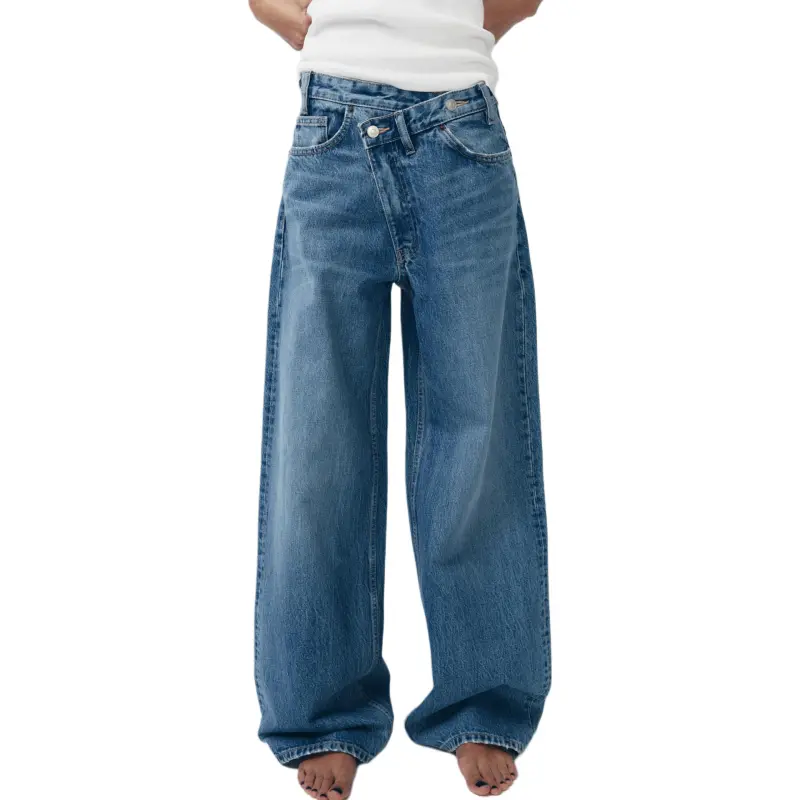 ZARA Trf Jeans Women's Blue-5