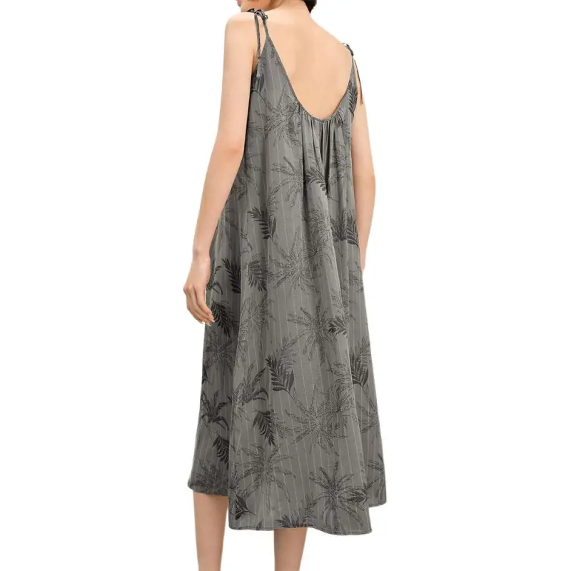 NAWEI Slip Dresses Women's Dark Gray-2