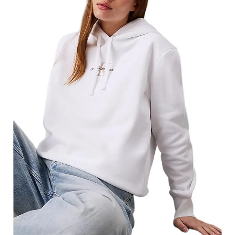 Calvin Klein Logo embroidered Hoodie-4