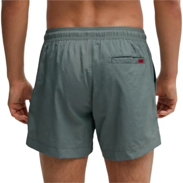 HUGO BOSS Beach Shorts Men's Gray Green-4
