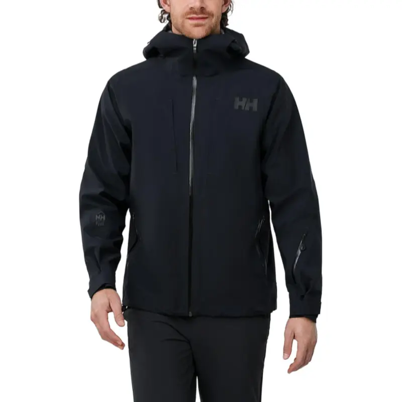 HELLY HANSEN SS25 Waterproof, Windproof, Breathable, And Abrasion Resistant Windbreaker Jacket Unisex Black-2